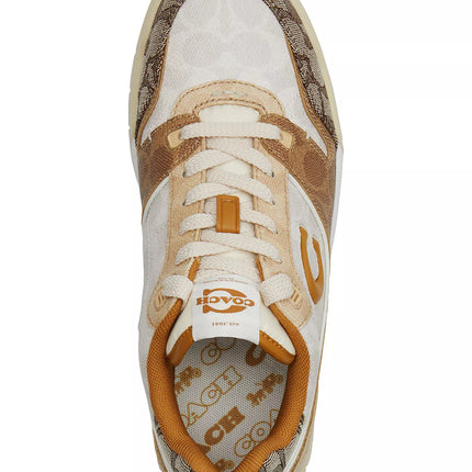 Men's COACH SoHo Leather Lace-Up Casual Multi Sneakers