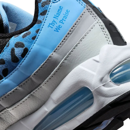 Men's Nike Air Max 95 Black And Blue Shoes