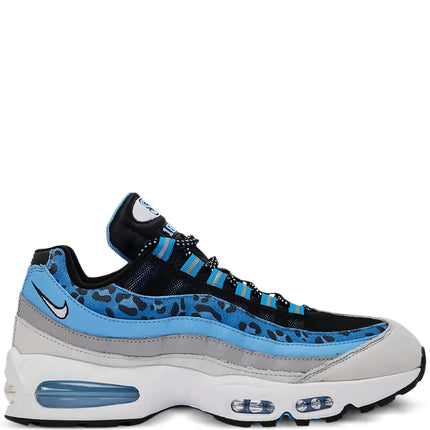 Men's Nike Air Max 95 Black And Blue Shoes