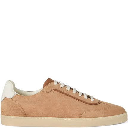 Men’s Brunello Cucinelli Suede Light Brown Sneakers