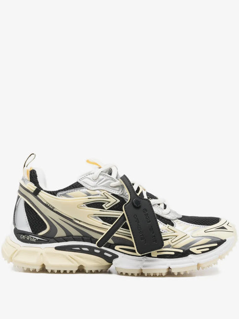 Men's Off-White Be Right Back Sneaker Met Mesh Details In Black White