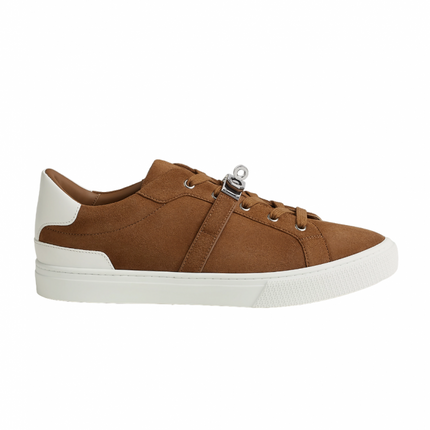 Men's Hermes Day Brown Sneakers
