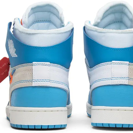 Men's Nike Air Jordan 1 x Off-White University Blue Shoes