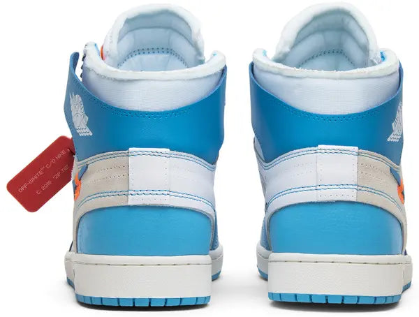 Men's Nike Air Jordan 1 x Off-White University Blue Shoes
