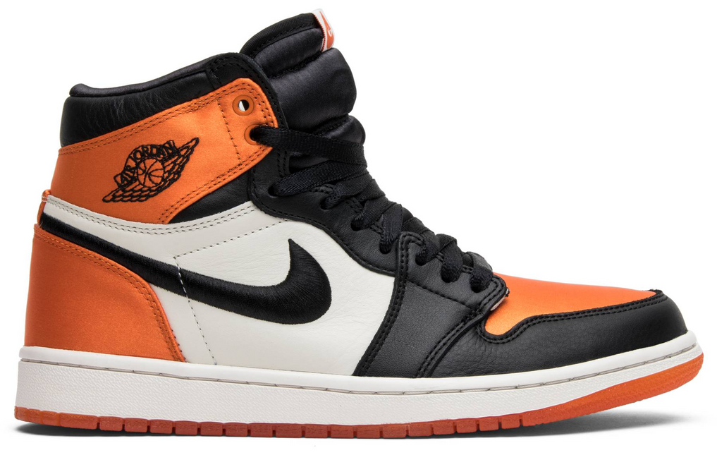 Men's Nike Air Jordan 1 High Satin Shattered Backboard Shoes
