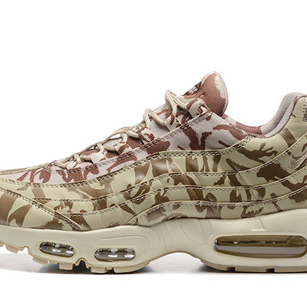 Men's Nike Air Max 95 Desert Tan Brown Camo Shoes