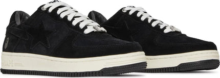 Men's A Bathing Ape Bape Sta Low Black Shoes