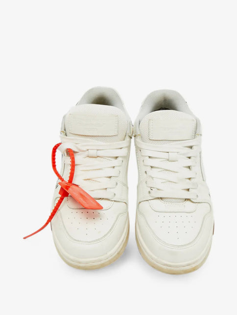 Men's Off-White Out Of Office Sneakers In For Walking - White Black