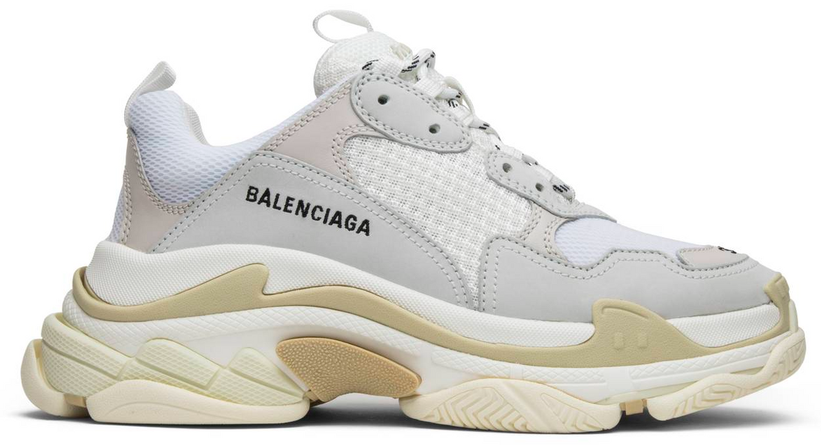 Men's Balenciaga Triple S Trainer White Sneakers
