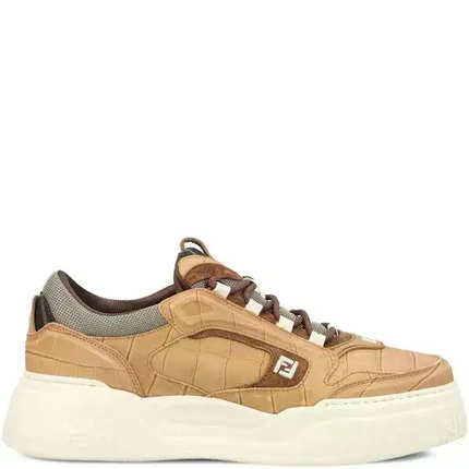 Men's FENDI Sneaker Fendi Force Brown Sneakers