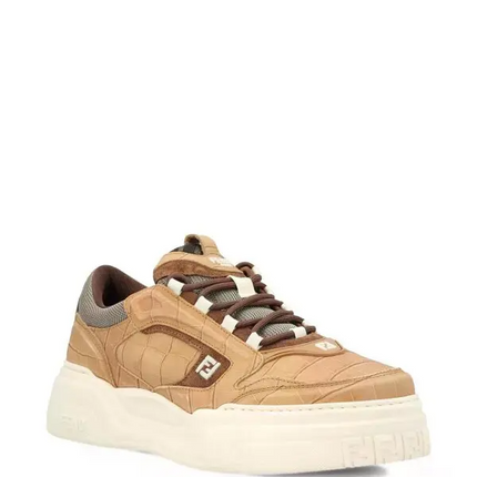 Men's FENDI Sneaker Fendi Force Brown Sneakers