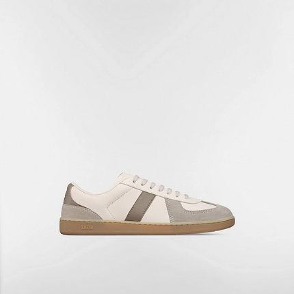 Men's Dior B01 Matchpoint Calfskin with Gray Suede Sneakers