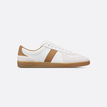 Men's Dior B01 Matchpoint Cognac and White Sneakers