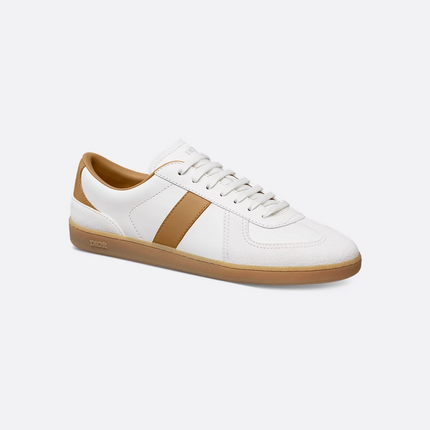 Men's Dior B01 Matchpoint Cognac and White Sneakers