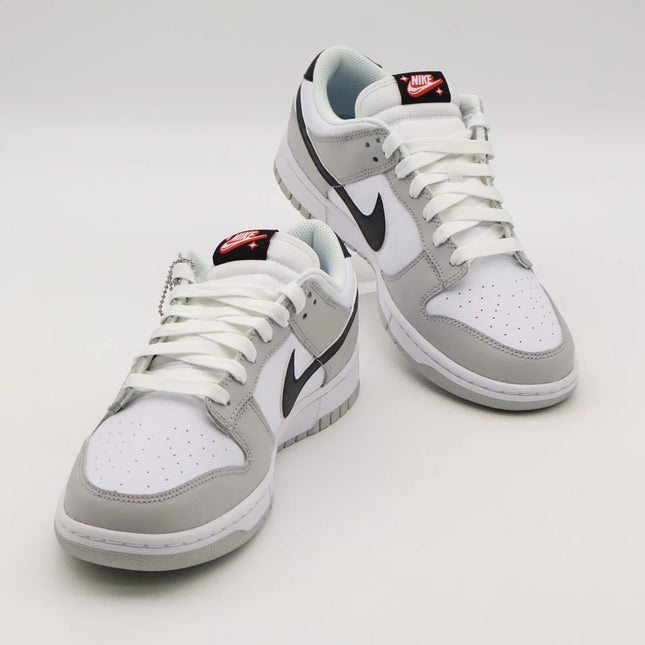 Men's Nike Dunk Low Lottery Pack Grey Fog Light Crimson Gray Shoes