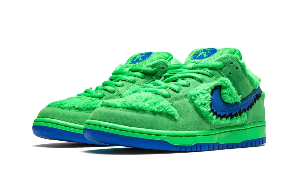 Men's Grateful Dead × Nike SB Dunk Low Green Bear Shoes