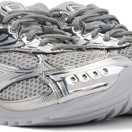 Men’s Bottega Veneta Orbit Silver Sneakers