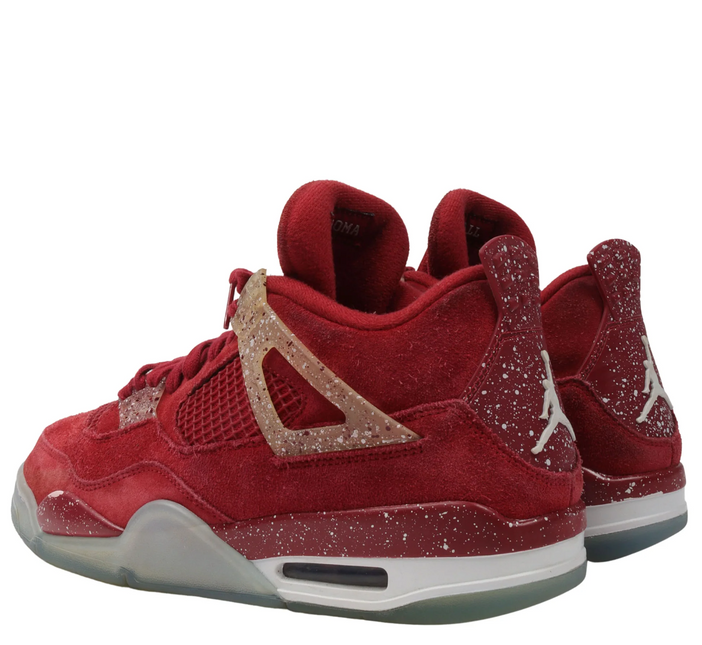 Men's Nike Air Jordan 4 Oklahoma Sooners Shoes