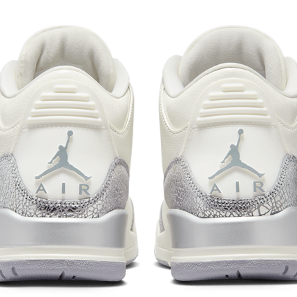 Men's Nike Air Jordan 3 Sail Cement Grey Shoes