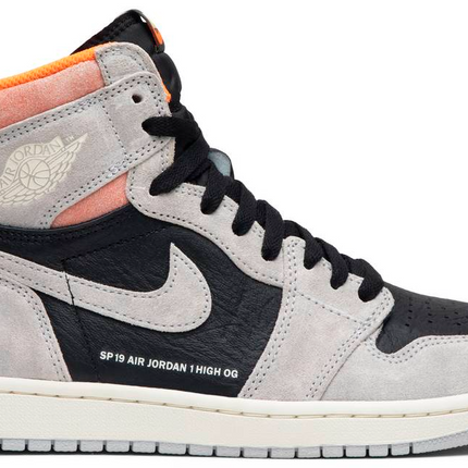 Men's Air Jordan 1 High 'Neutral Grey Hyper Crimson’ Shoes