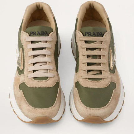 Men's Prada Prax 01 Re-Nylon 'Beige Green' Sneakers