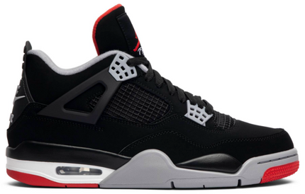 Men's Air Jordan 4 Bred Shoes