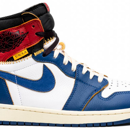 Men's Nike Union LA x Air Jordan 1 Retro High NRG Storm Blue Shoes