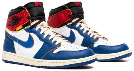 Men's Nike Union LA x Air Jordan 1 Retro High NRG Storm Blue Shoes