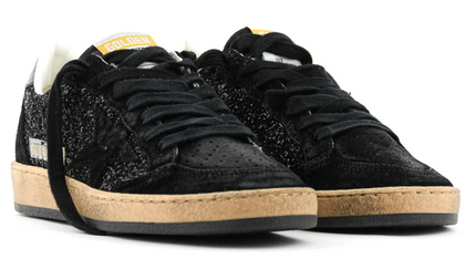 Golden Goose Women's Ball Star Black Low-Top Sneakers