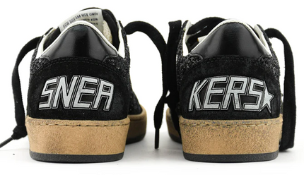 Golden Goose Women's Ball Star Black Low-Top Sneakers