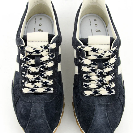 Men's Hogan 86er Suede Blue Sneakers