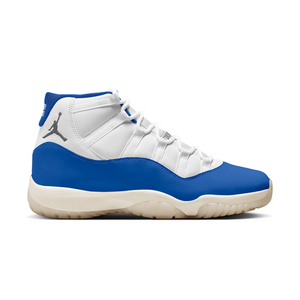 Men's Nike Air Jordan 11 Retro Sail & Sport Royal Shoes