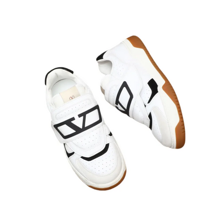 Men's Valentino Garavani Joie De Jouer White Black Sneakers