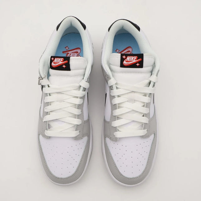 Men's Nike Dunk Low Lottery Pack Grey Fog Light Crimson Gray Shoes