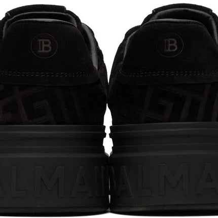 Men's Balmain B-Court Jacquard Black Sneaker