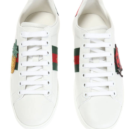 Men's Gucci Ace  Pineapple White Sneakers