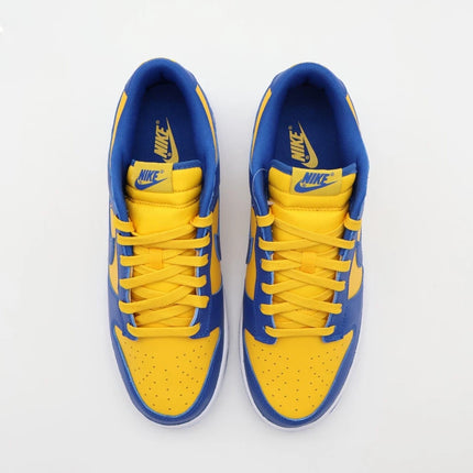 Men's Nike Dunk Low Blue Jay and University Gold UCLA Navy Blue  Shoes