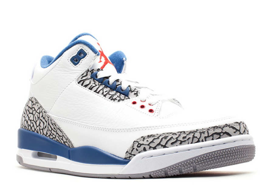 Men's Nike Air Jordan 3 True Blue Shoes