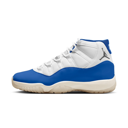 Men's Nike Air Jordan 11 Retro Sail & Sport Royal Shoes