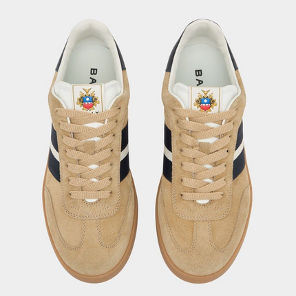 Men's Bally Retro Crest Brown Sneaker