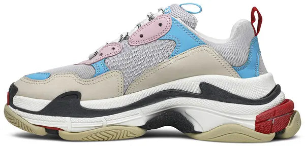 Men's Balenciaga Triple S Multicolor Nubuck Sneakers