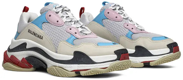 Men's Balenciaga Triple S Multicolor Nubuck Sneakers