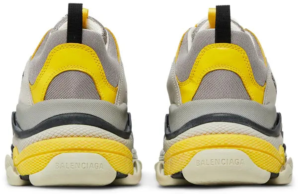 Men's Balenciaga Triple S Yellow Grey Sneakers