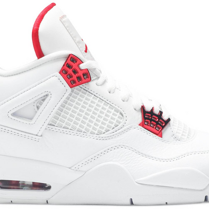 Men's Nike Air Jordan 4 White University Red Shoes