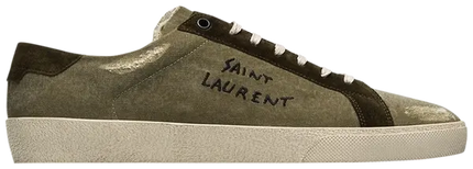 Men's Saint Laurent Court Classic SL06 Khaki Sneakers