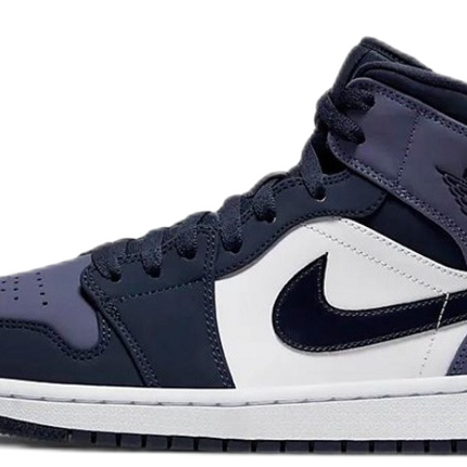 Men's Nike Air Jordan 1  Mid Sanded Purple Shoes