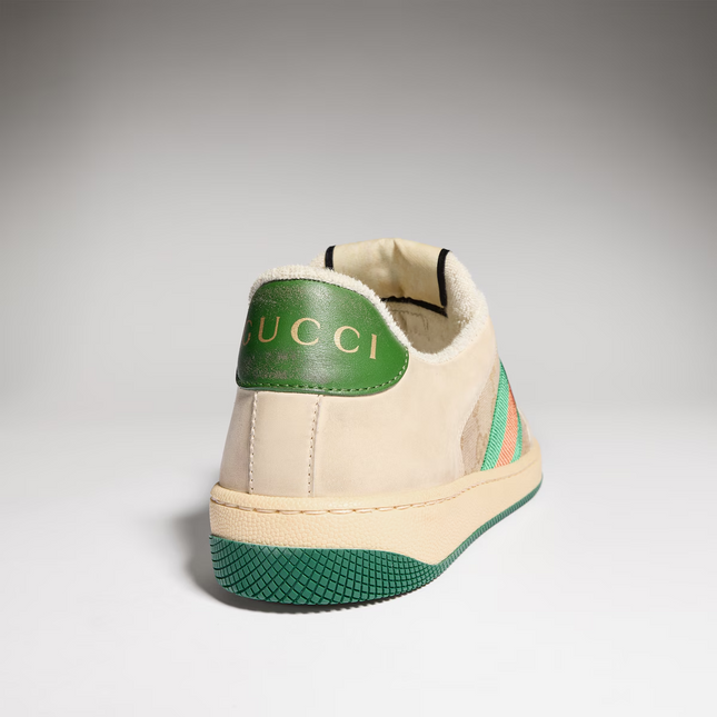Men's Gucci Screener White Leather Sneakers