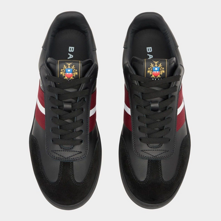 Men's Bally Retro Crest Black Sneaker