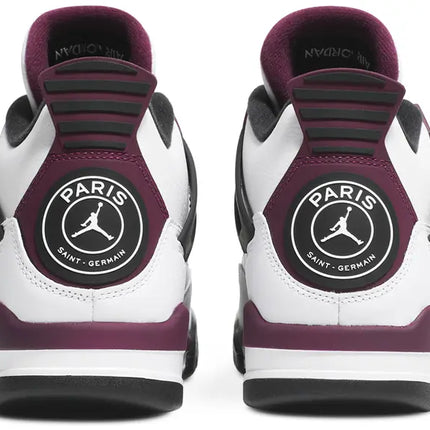 Men's Paris Saint-Germain x Air Jordan 4 Retro 'Bordeaux' Shoes