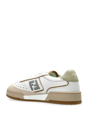 Men's Fendi Match Cream Sneakers